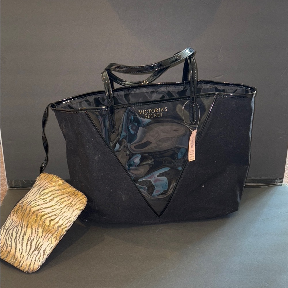Victoria's Secret Black Tote Bag